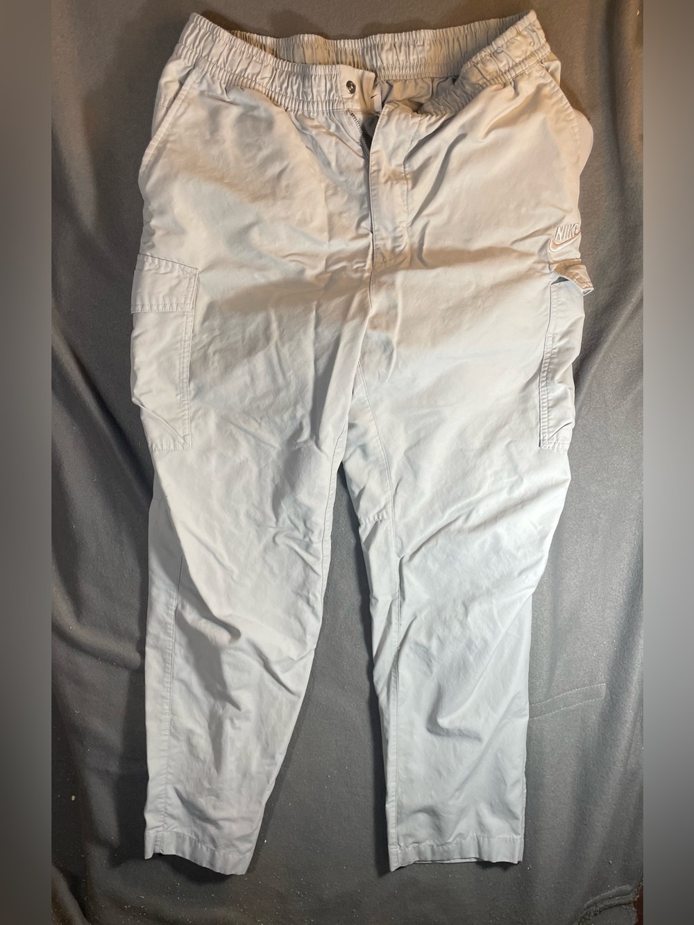 Nike Sportswear Woven Unlined Utility Cargo Pants Men’s XL Light Grey DD5207-077